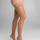 Medical compression stockings with silicone lace and toe section, Model AG303 – I compression class 18-21 mm Hg